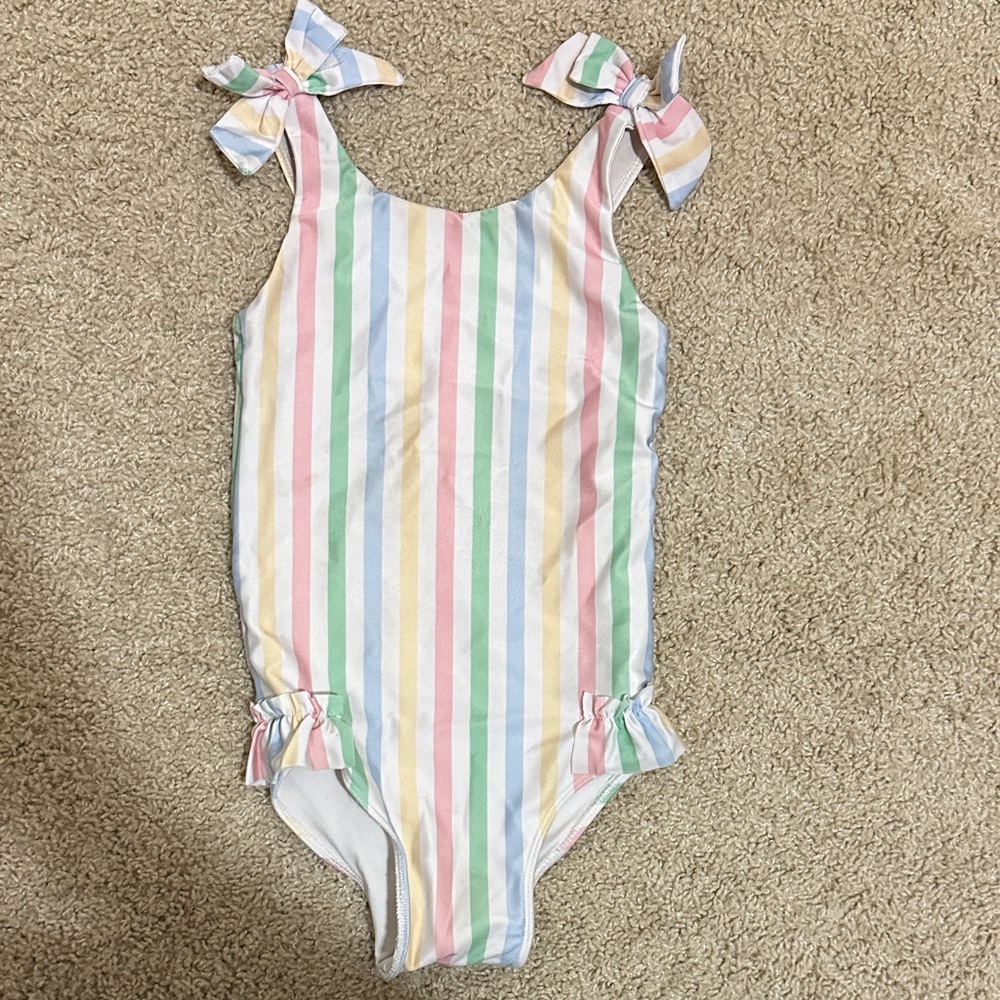 Cecil and Lou striped bathing suit